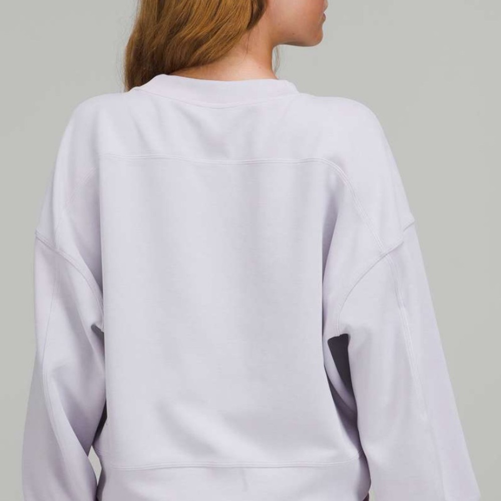 Lululemon softreme cropped crewneck - Lavender